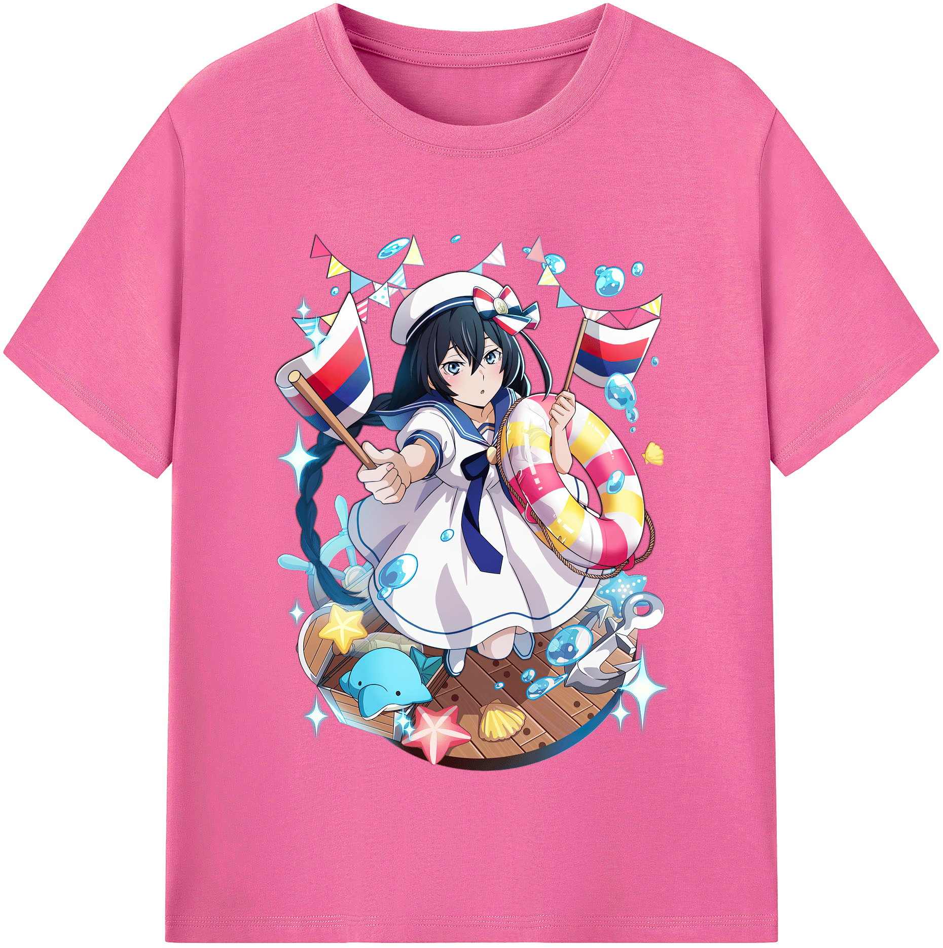 （画像用） 文豪ストレイドッグス Bungo Stray Dogs レディースカジュアルプリントTシャツ（綿100％）